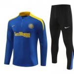 Inter Mailand Training Sweatshirts Viertelreißverschluss 2024-25 Blaue